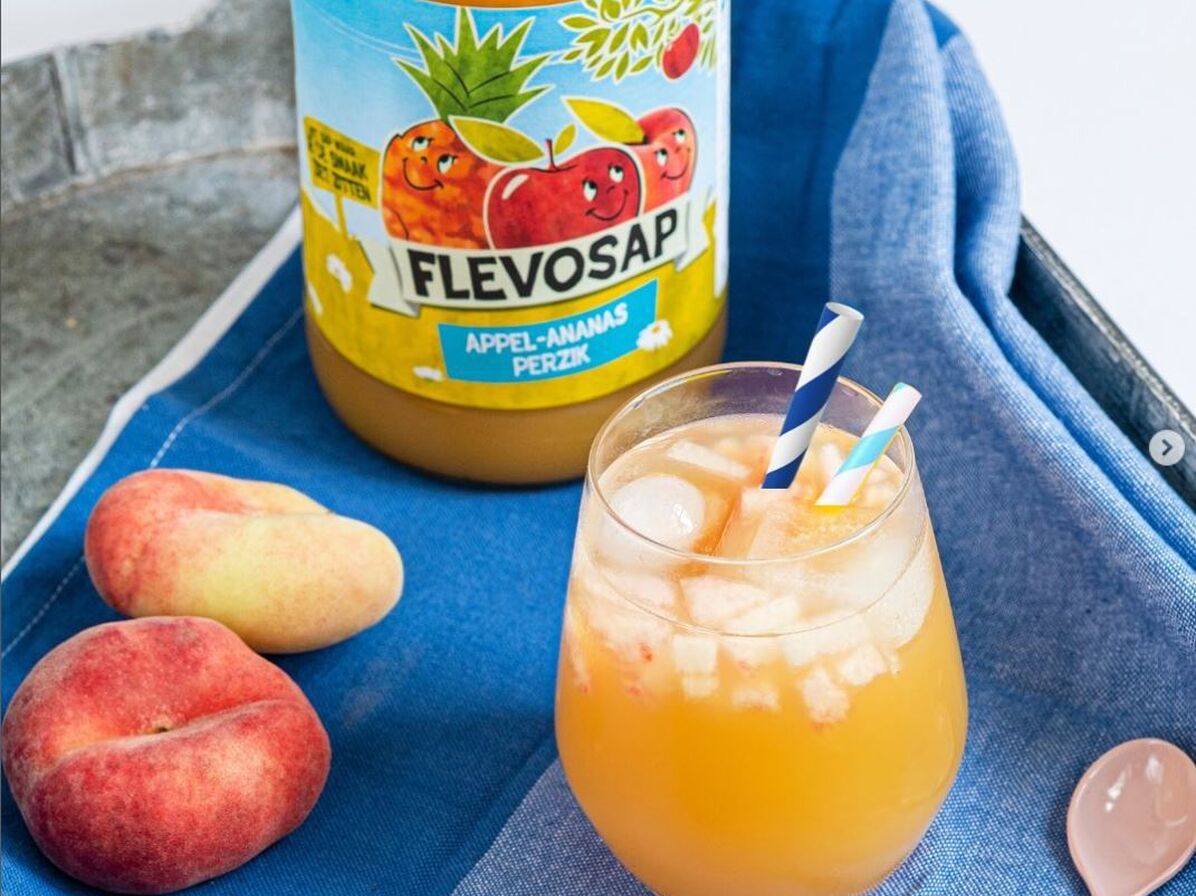 Flevosap mocktail Appel Ananas Perzik